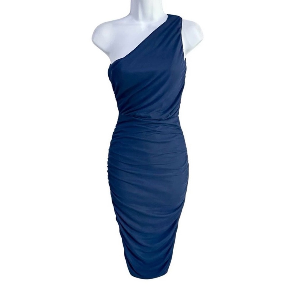 Small Cobalt Blue One-Shoulder Dress